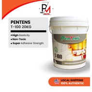 PENTENS T-100 20KG Water-Based PU Bituminous Waterproofing Membrane Compound Waterproofing Kalis Air