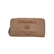 CHANEL Long Wallet -- PNK Plain Women's A80056 Direct from Japan Secondhand