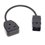 IEC 320 C20 Male Plug To UK Female Socket Power Rewireable Cord 3G1.5mm Wire Gauge Cable Convert the