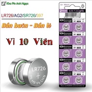 AG2 / LR726 / SR726SW / 397 / 397A / L726F Battery - Pack of 10