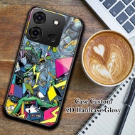 F089 Case Latest INFINIX SMART 7 Casing - Motif case [Paint Art] INFINIX SMART 7 - Case hp - Casing 