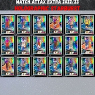 Match Attax Extra 2022/23: Custom Holographic Starburst Cards