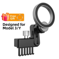 For Tesla Model 3 Model Y Car Phone Holder for Mount Stand For Samsung Xiaomi Magnetic Car Phone Hol
