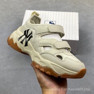 VVN7 36-44 Saiz Besar MLB Sandal Chunky Mask EVA Gaya Jalanan Logo Klasik Serbaguna Kasut Santai Mod