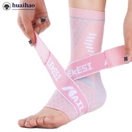 HUAIHAO 1Pc Professional Sports Ankle Strap With Pressure Strap Anti-Sprain Ankle Joint Protector Fo