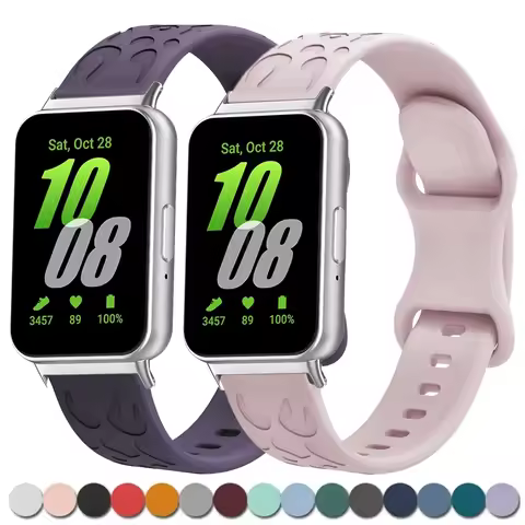 For Samsung Galaxy Fit3 Silicone Strap Bracelet Wristband For Samsung Galaxy Fit 3 Sports Watch Repl