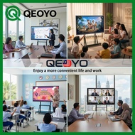 【QEOYO】65" 4K Smart WhiteBoard TV For Office Meeting, Video Conferencing, Education, Home Cinema, 2-