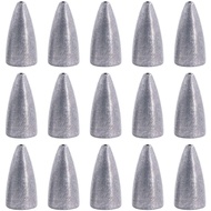 QINNAIA 50pcs Bass Fishing Fishing Tackle Texas Rigs 2g 3.5g 5g 7g 10g 14g 20g Worm Fishing Sinker F
