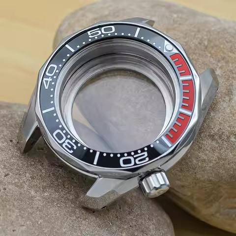 Mod 42mm SPB185 SPB187 Watch Case With Bezel Insert Transparent Watch Back Cover Fit Seiko NH35 NH36