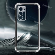 Samsung S24 Fe 2024 Airbag Clear Phone Case Shockproof Lens Protector Casing For Samsung Galaxy S23F