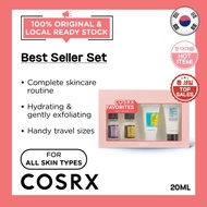 COSRX Favorites Best Seller Set Travel Kit Gentle Cleanser AHA BHA Toner Snail Essence Lightweight M