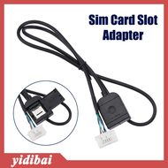 yidibai Sim Card Slot Adapter For Android Radio Multimedia Gps 4G 20pin Cable Connector Car Accsesories Wires Replancement Part