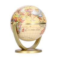 [MEET] Mini World Map Globe English Edition Desktop Rotating Earth Geography Globe Teaching Tool