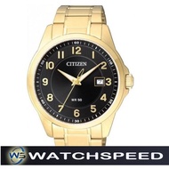 Citizen BI5042-52E BI5042-52 Stainless Steel Gold Tone Analog Quartz Men's Watch