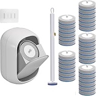 CTIME Disposable Toilet Brush with 30 Brush Heads