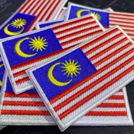 Lencana Sulam Jalur Gemilang KPM 2.5cm x 5cm embroidered