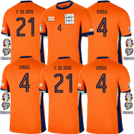 Netherlands เสื้อฟุตบอลทีมชาติเนเธอร์แลนด์ ชุดเหย้า ยูฟ่า ยูโร Home UEFA Euro  2024/25 เสื้อฟุตบอลชาย