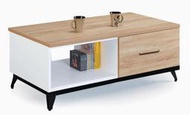【生活家傢俱】HJS-270-1：艾美爾4尺加州橡木系統茶几【台中家具】客廳桌 E1低甲醛系統板 台灣製 系統家具