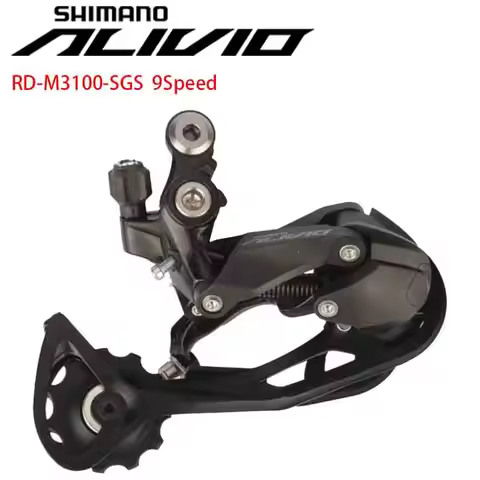 SHIMANO ALIVIO M3100 9S For Mountain Bicycle Bike Rear Derailleur Shimano Shadow RD RD-M3100-SGS Ori