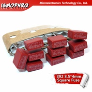 100pcs 392 Square Plastic Fuse T1A T2A T3.15A T4A T5A T6.3A  LCD TV Power Board Commonly Used Fuses 