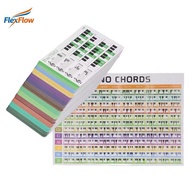 Eas 120 Piano Chord Chart Colorful Electric Piano Reference Chord Flash Cards, Piano Music Beginner 