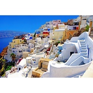 SANTORINI AEGEAN 1000 PCS JIGSAW PUZZLE CHILDREN ADULT GAMES HOME DECORATION
