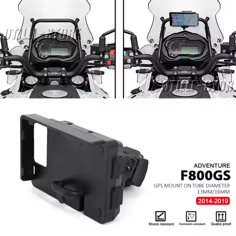 Universal Motorcycle Accessories GPS Mount Crossbar Ø 13/16 mm For BMW F800GS F 800 GS f800gs ABS AD