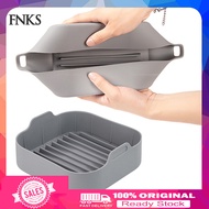 [Ready stock]  Non Stick Fryers Basket Mat Multifunctional Silicone Square Food Safe Air Fryers Pot for Kitchen