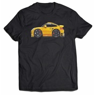 Porsche 997 911 Gt3 Yellow Koolart T-Shirt For Men