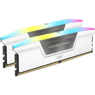RAM (แรมพีซี) 32GB (2X16 GB) DDR5 6000 MHZ CORSAIR VENGEANCE RGB (BLACK/ WHITE)