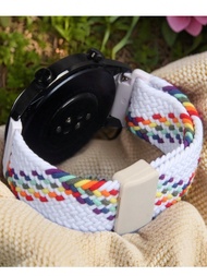 1pc 18mm20mm22mm Magnetic Strap Elastic Band Compatible With Samsung Watch 7 6 5 4/Garmin Watch/HW W