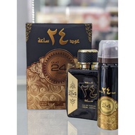 PERFUME OUD 24 HOURS(FREE PERFUME SPRAY) 100ml