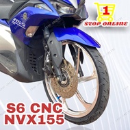 HL S6 NVX NVX155 CNC 6L 6 BATANG CHROME SIZE 17 INCI 6BATANG CNC RIM NVX