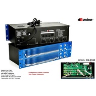 Equaliser DB Voice GX 3100 Original EquAliseR dBVoice GX3100 Subwoofer