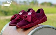 Sepatu wanita puma rihana Bow pita include box puma dan merek puma gan