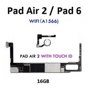 Motherboard Mainboard MB WiFi Version A1566 iCloud Free No ID @ For Pad 6 / Air 2 / Air2 ( A1547 A15