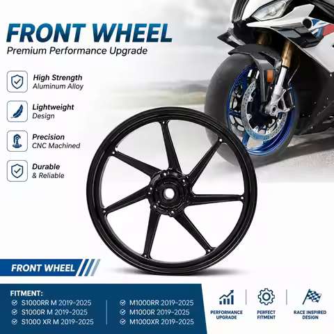 ARASHI Motorcycle Accessories Front Wheel Rims For BMW S1000R M S1000RR M S1000XR M M1000R M1000RR 2