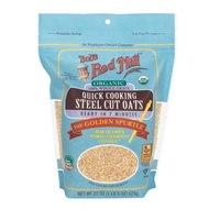BOB'S RED MILL Organic Quick Cooking Steel Cut Oats 624g