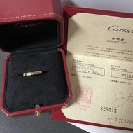 蝕讓 100% REAL Cartier Lanières Ring 18K Yellow Gold Band Ring Size 50 with Box and Certificate 卡地亞18K黃金戒指50號連盒及證書 not Chanel Hemres Tiffany