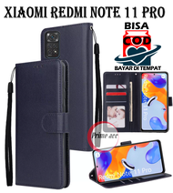 FLIP CASE KULIT LIPAT XIAOMI REDMI NOTE 11 PRO - LEATHER CASE FLIP UNTUK XIAOMI REDMI NOTE 11 PRO /