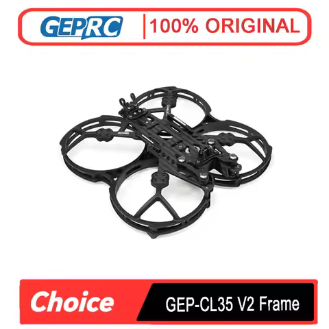 GEPRC GEP-CL35 V2 Carbon Fiber Drone Frame Kit CineLog35 V2 RC FPV Quadcopter Drone Cinewhoop Freest
