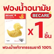  Becare Natural Sponge 1 Piece Of Sanitary Chick Genuine 1 Excellent Absorption