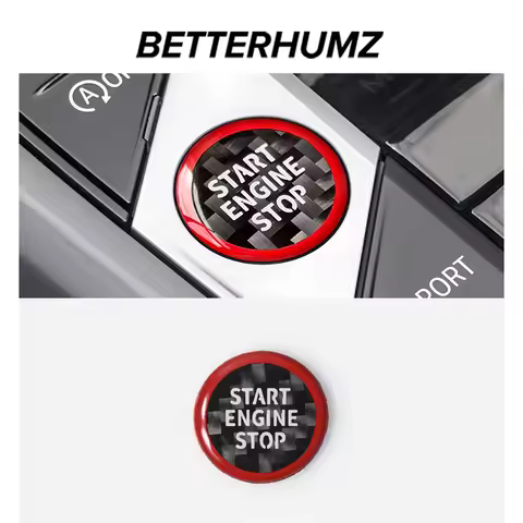 For BMW G30 G20 F40 i3 i4 F44 G22 G23 G26 X3 G01 X5 Carbon Fiber Engine Start Stop Button Cover Stic