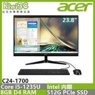 奇異果3C ACER C24-1700 DQ.BJWTA.001 i5-1235U/23.8"ALL IN ONE