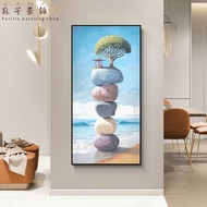 Time flies the decoration of the hallway is modern and minimalist. The corridor at the end of the co