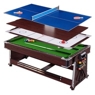 billiard table 7-ft pool table 4 in 1Multi-function American black 8 pool table