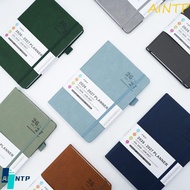 AINTP Agenda Planner Notebook, Simple English 2026-2027 Schedule Book, Week Planner Thick Paper Conv