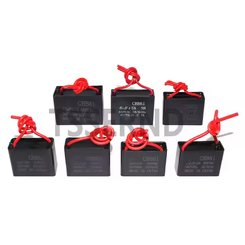 CBB61 Capacitor 450vac Fan Starting Capacitor 450V Fan Capacitors 1UF 1.2UF 1.5UF 2UF 2.5UF 3UF 4UF 
