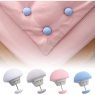 Tvoip 16 Pcs Duvet Clips Set, Duvet Pins, Duvet Button,Quilt Fixing Clips Duvet Cover Clips Mushroom