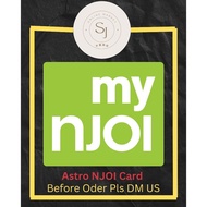 Njoi TOpup Pin / Smart Card Topup / Reactive Smart card  ( Ready Stock )